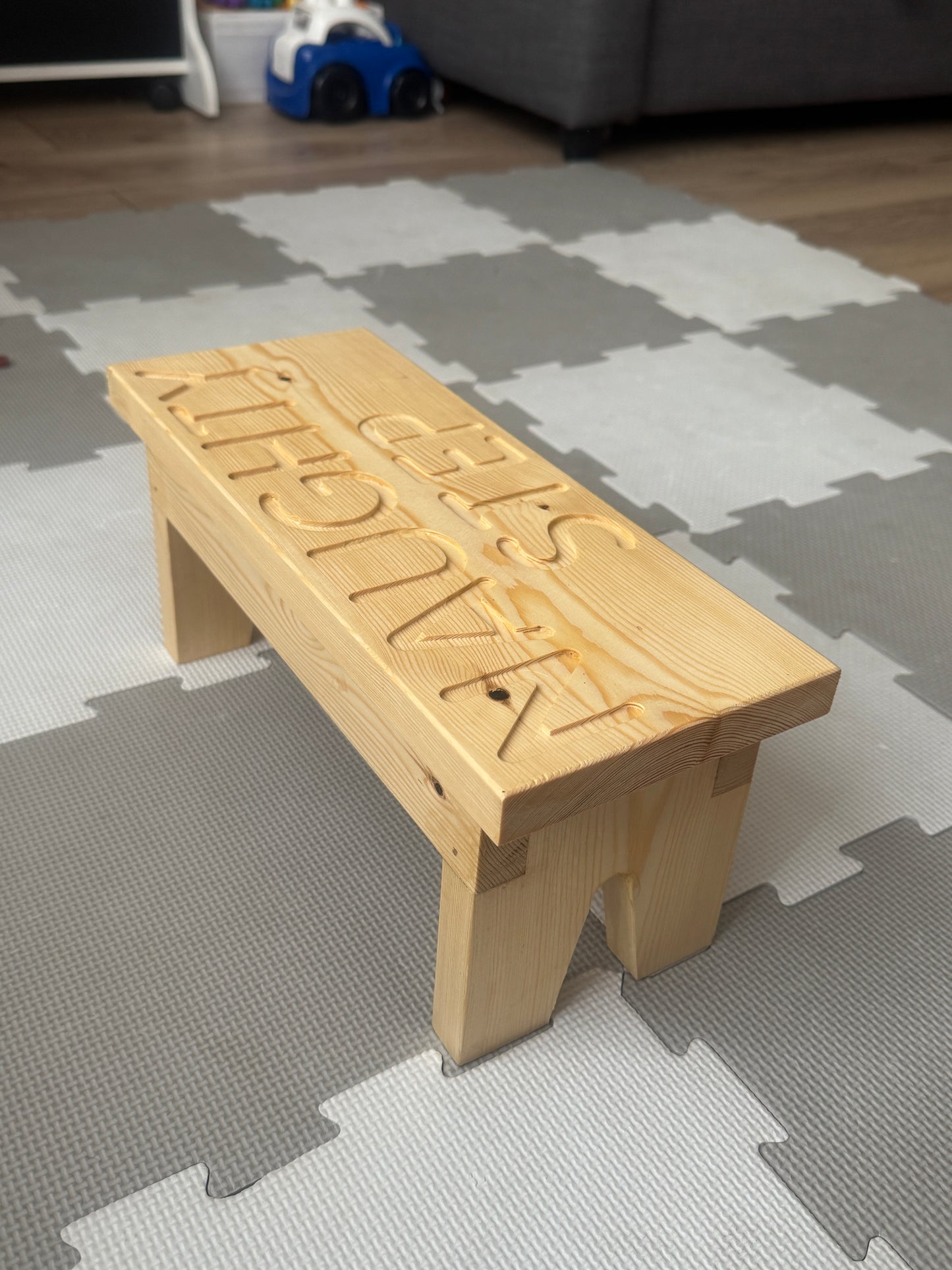 Wooden Naughty Step / Toddler Time-Out Stool